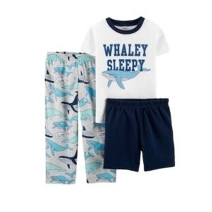 Baby Boy Carter's Whale Top, Shorts & Pants Pjs